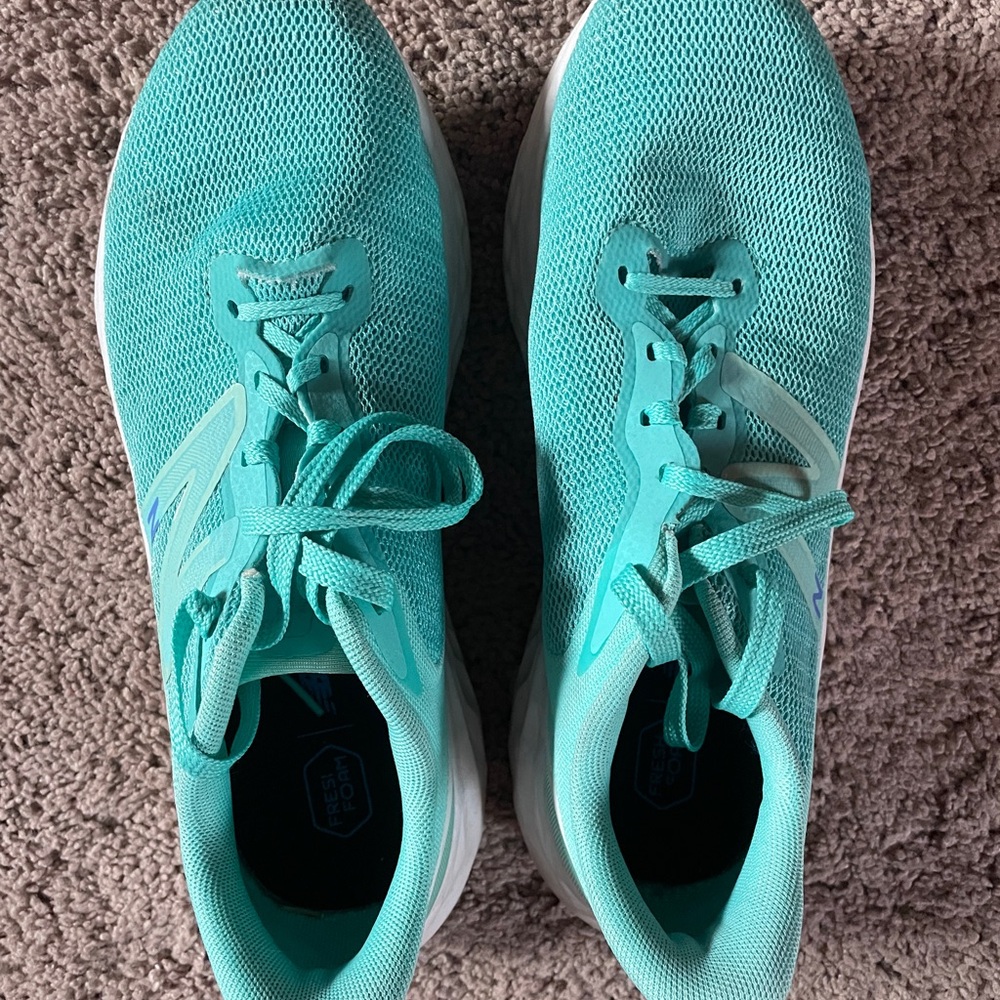 Women's New Balance Teal Athletic Shoes